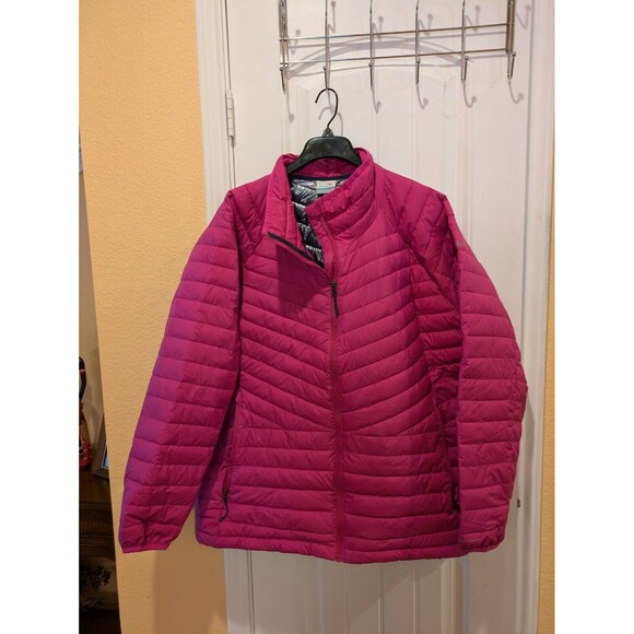Columbia Women's Powder Lite II Jacket - Wild Fuchsia Size 3X Womens.